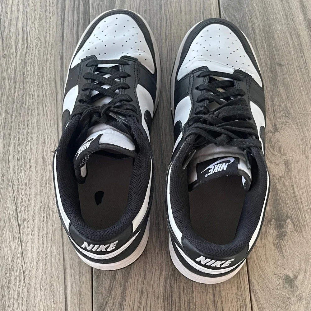 Nike‎ Dunk Low Panda Shoes Women Size 8.5 Black White Sneakers DD1503-101 Retro